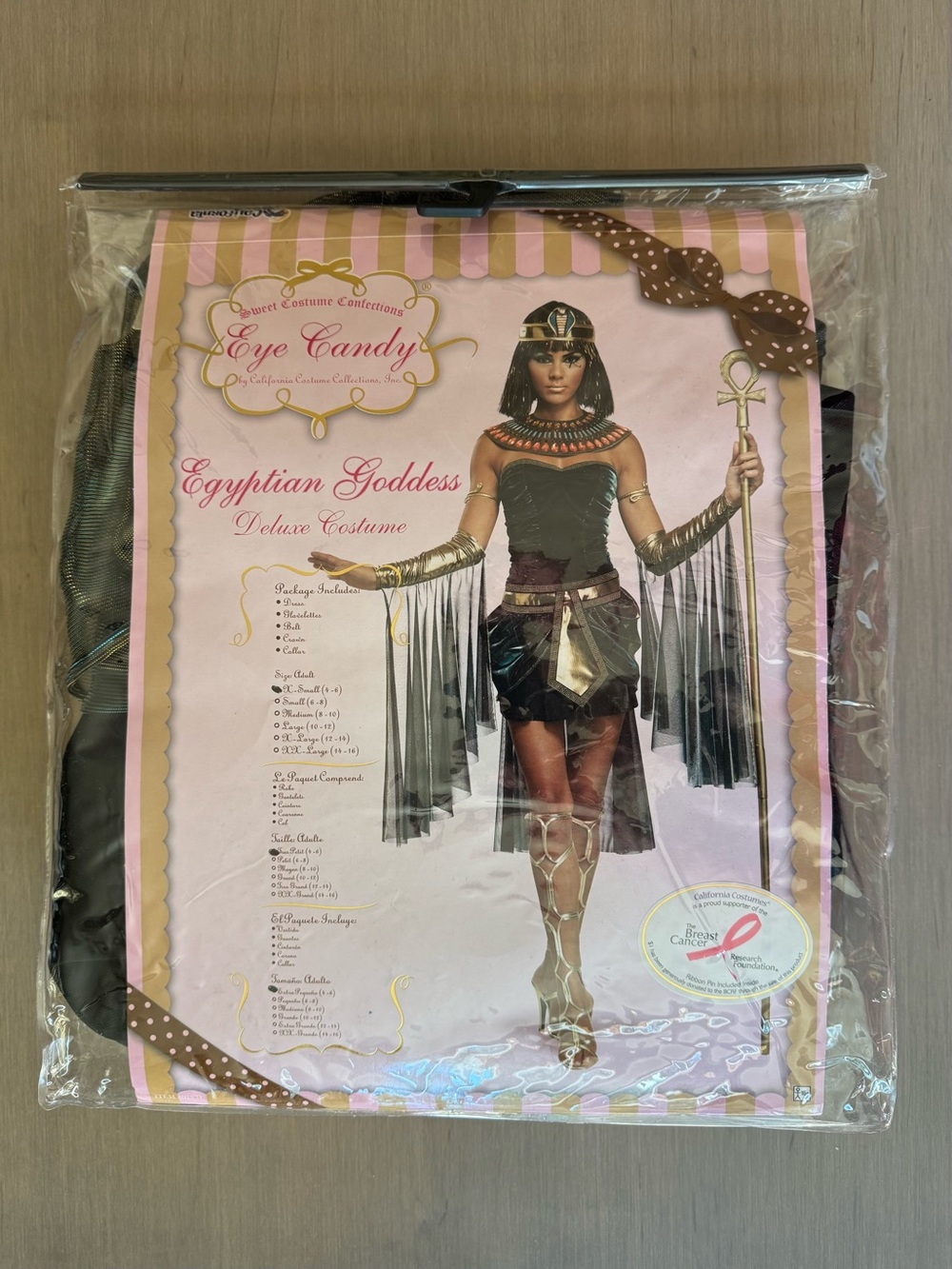Egyptian Goddess Deluxe 5-Piece Costume by California Costumes Eye Candy